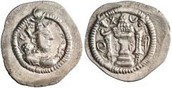 Ancient Coins - Sasanian: Peroz (457-484), silver drachm (4.16g), DA (Darabgird) mint, 457-484 CE.
