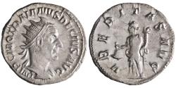 Ancient Coins - Roman: Trajan Decius (249-251), silver antoninianus (4.14g), Rome mint, 249-251 CE. Uberitas.