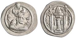 Ancient Coins - Sasanian: Peroz (457-484), silver drachm (3.26g), AS (Ctesiphon) mint, 457-484 CE.
