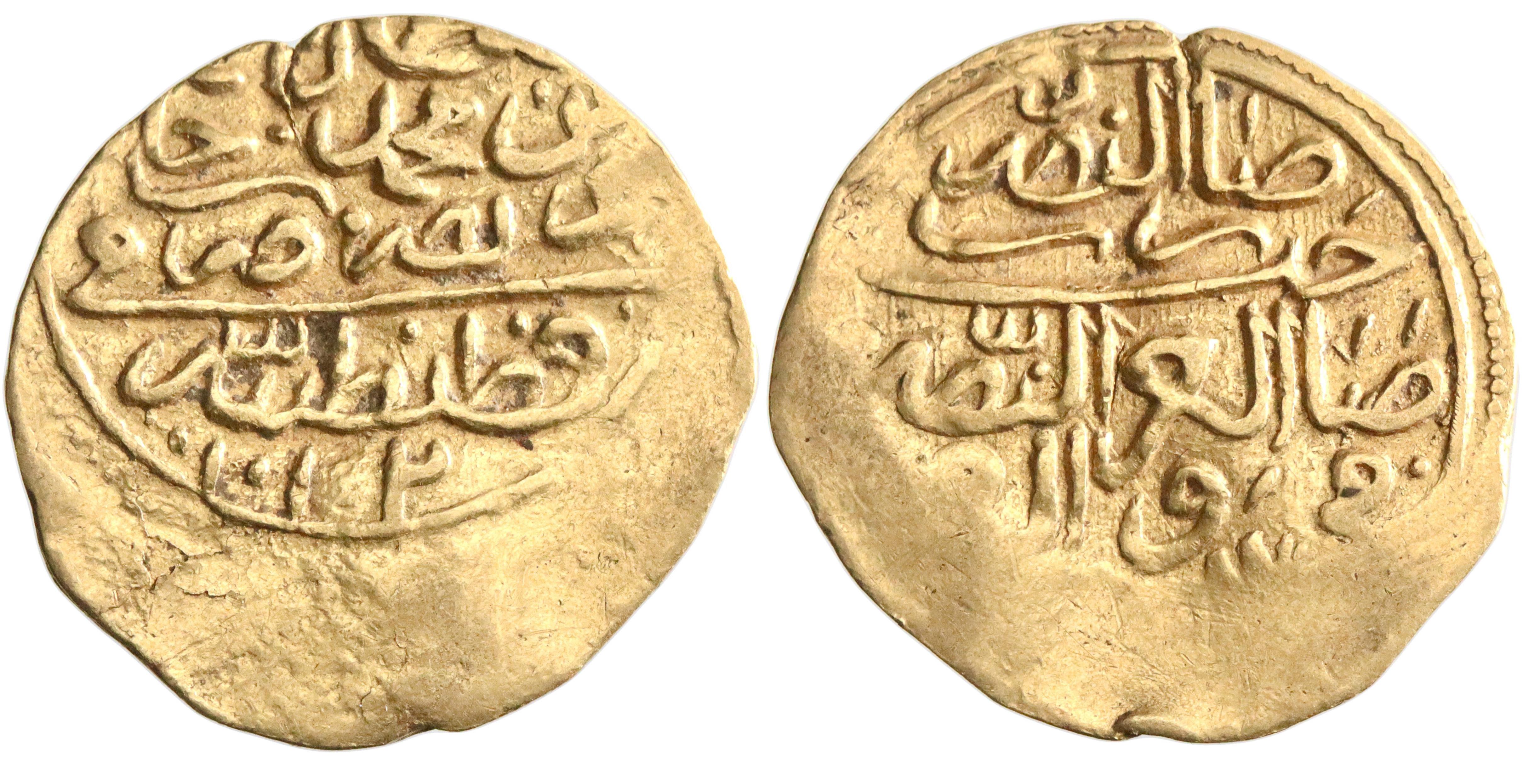 Anapat#1×Sevenmoon×CelsoTatsuta 金タグ Ottoman, Ahmed I, gold sultani, Kostantiniye (Constantinople) mint