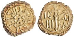 World Coins - Sicily: Roger II (1105-1154), gold tari (0.83g), Siqiliya (Sicily) / Messina, 1105-1154 CE. Roger cited with title al-Mu'tazz.