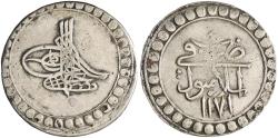 World Coins - Ottoman: Mustafa III (1757-1774), silver kurush / 40 para (18.29g), Islambul (Istanbul) mint, accession year AH 1171 (1757 CE), RY 4.
