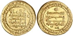 World Coins - Abbasid, al-Muqtadir, gold dinar, Madinat al-Salam (Baghdad), AH 305