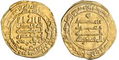 World Coins - Abbasid, Al-Muqtadir, gold dinar, Hamadan, AH 317