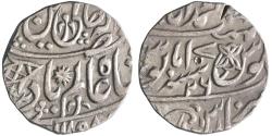 World Coins - Bengal Presidency (British India): silver rupee (11.21g), Muhammadabad Benares mint, AH 1198, RY 26. In name of Mughal emperor Shah Alam II.