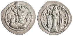 Ancient Coins - Sasanian: Peroz (457-484), silver drachm (4.14g), ShY (Shiraz) mint, 457-484 CE.