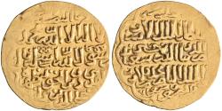 World Coins - Bahri Mamluk: Sha'ban II (1363-1376), gold heavy dinar (7.44g), Halab (Aleppo) mint, AH 773 (1371-1372 CE).
