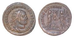 Ancient Coins - Galerius, as Caesar (AD 293-305). Kyzikos AE Antoninianus 22mm 3,8g
