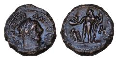 Ancient Coins - Diocletian (284-305). Egypt, Alexandria. BI Tetradrachm (18mm, 7,1g, ), year 8 (291/2). Laureate head r. R/ Zeus standing facing, head l., holding patera and sceptre; eagle to l.