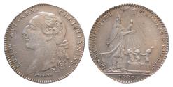 World Coins - Louis XVI, Jeton, 1780, AG 29,5mm 8g. France  LES MARGUIELIRS DE St. NICOLAS Ds CHAMPS Very rare  EF