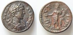 Ancient Coins - Thrace. Sestos. Severus Alexander AD 222-235. Bronze Æ 22 mm. 6,3g. Homonia holding Patera and cornucopia  Very fine. unpublished !!!!! Extremely rare .
