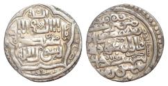 World Coins - ISLAMIC, Mongols. Ilkhanids . Mahmud Ghazan I. AH 694-703 / AD 1295-1304. AR 2 Dirhems (23mm, 3,31 g,). Baghdad mint. Dated AH 700 (AD 1300/1). EF.