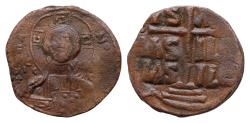 Ancient Coins - Anonymous (attributed to Romanus III). Ca. 1028-1034. Æ "Class B" anonymous follis  28mm, 10,2g  Constantinople mint.