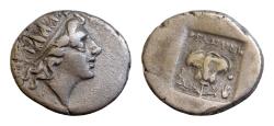 Ancient Coins - ISLANDS off CARIA, Rhodos. Rhodes. Circa 188-170 BC. AR Drachm ???  (14mm, 2g,).