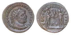 Ancient Coins - Maximianus Herculius , first reign (286-305 AD) Kyzikos AE Antoninianus (20.7 mm, 3,3g)