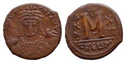 Ancient Coins - Maurice Tiberius, AE, Follis, 27 mm 10,8g Theoupolis (Antioch) 582-602 AD.  582-602 AD.