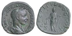 Ancient Coins - Gordian III, 238-244. Sestertius AE 31 mm, 17.8 g, ), Rome, 241-243.LAETITIA AVG N / S - C
