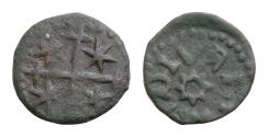 World Coins - Wallachia, Radu I AE 12mm 0,6g  Ban. 1377-1383.  voided star / Cross pattée stars  Good  VF . very  Rare! Great-grandfather of Vlad III The Impaler (Dracula)