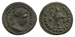 Ancient Coins - CONSTANTINE I 'THE GREAT' (307/10-337).AE23mm 4,5g  Follis. Londinium London .IMP CONSTANTINVS AVG. Laureate and cuirassed bust right.  SOLI INVICTO COMITI / S - F / PLN.