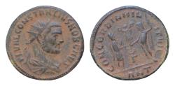 Ancient Coins - Constantius I, as Caesar, 293 - 305 AD AE Antoninianus, Antioch Mint, 19mm, 3.19 grams