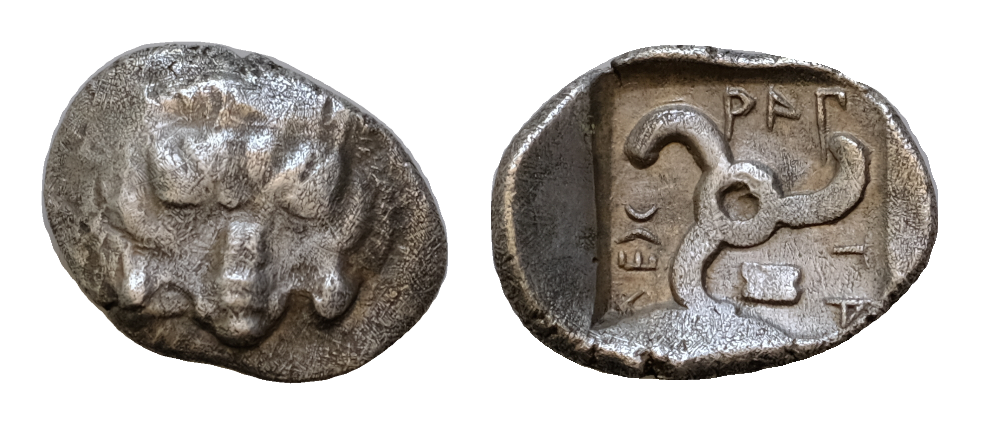 ＼半額SALE／ DYNASTS OF Diobol BC). 390-370 (Circa Mithrapata LYCIA. シューズ