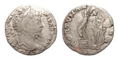 Ancient Coins - Septimius Severus, Barbaric Imitation, AR 17mm 2,9g Denarius. AD 193-211. Laureate head right , Fortuna  Very rare
