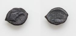 Ancient Coins - SICILY, Akragas. Circa 450-440 BC.  Head of eagle left / Claw of crab left.