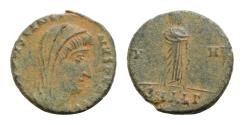 Ancient Coins - Constantine I, Divus; Died 337 AD, Alexandria, 347-8 AD, AE13,5mm Follis, 1.8g. RIC-32