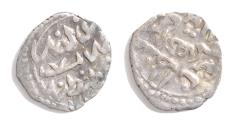 World Coins - Ottoman Empire  Ibrahim AR  11mm 0,34g  akce 1049AH Kostantiniye.