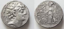 Ancient Coins - SELEUKID KINGS OF SYRIA. Seleukos VI Epiphanes Nikator, circa 96-94 BC. AR28mm 15,62g Tetradrachm Seleukeia on the Kalykadnos. Diademed head of Seleukos VI to righ