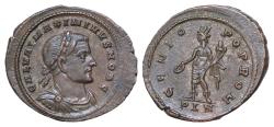 Ancient Coins - Maximinus II, as Caesar, 305-309. Follis (Bronze, 28-30 mm, 8.92 g, ), Londinium, (London mint) circa November-December 307. GAL VAL MAXIMINVS NOB C