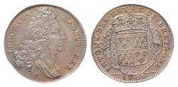 World Coins - Louis XIV 1643-1715 AR 28mm 6,53g Jeton 1705 Bretagne Etats de Dinan