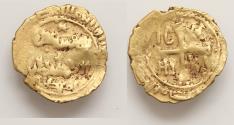 World Coins - ITALY. Sicilia (Regno). Ruggero II, 1130-1154. Tarì (Gold, 13 mm, 1.20 g, Palermo