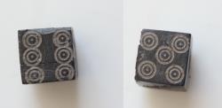 Ancient Coins - Ancient Roman Bone Dice for Games Fortuna l L=8,5mm 1, 08g. Vey Fine ! Very rare ! 2-3 century A.D.
