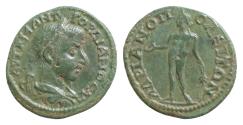 Ancient Coins - THRACE, Hadrianopolis. Gordian III. AD 238-244. Æ (28mm, 8,93g,). Laureate, draped, and cuirassed bust right / Apollo standing left, holding patera and filleted branch.