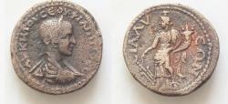 Ancient Coins - PAMPHYLIA. Sillyum. Philip II (247-249). Ae. AY K M IOY CEOY ΦΙΛΙΠΠOC C. Laureate, draped and cuirassed bust right. Tyche