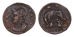 Ancient Coins - City Commemorative AD 330-354. Antioch  Follis Æ 18mm, 2,3g VRBS ROMA, Roma She-wolf Romulus Remus Good Very Fine