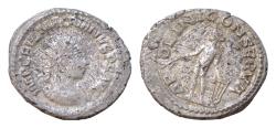 Ancient Coins - Macrian. BI 22mm 4,48g Antoninianus. 260-261 AD. Samosata.  IMP C FVL MACRIANVS P F AVG, radiate and cuirassed bust right. R APOLINI CONSERVA, Apollo Lyre