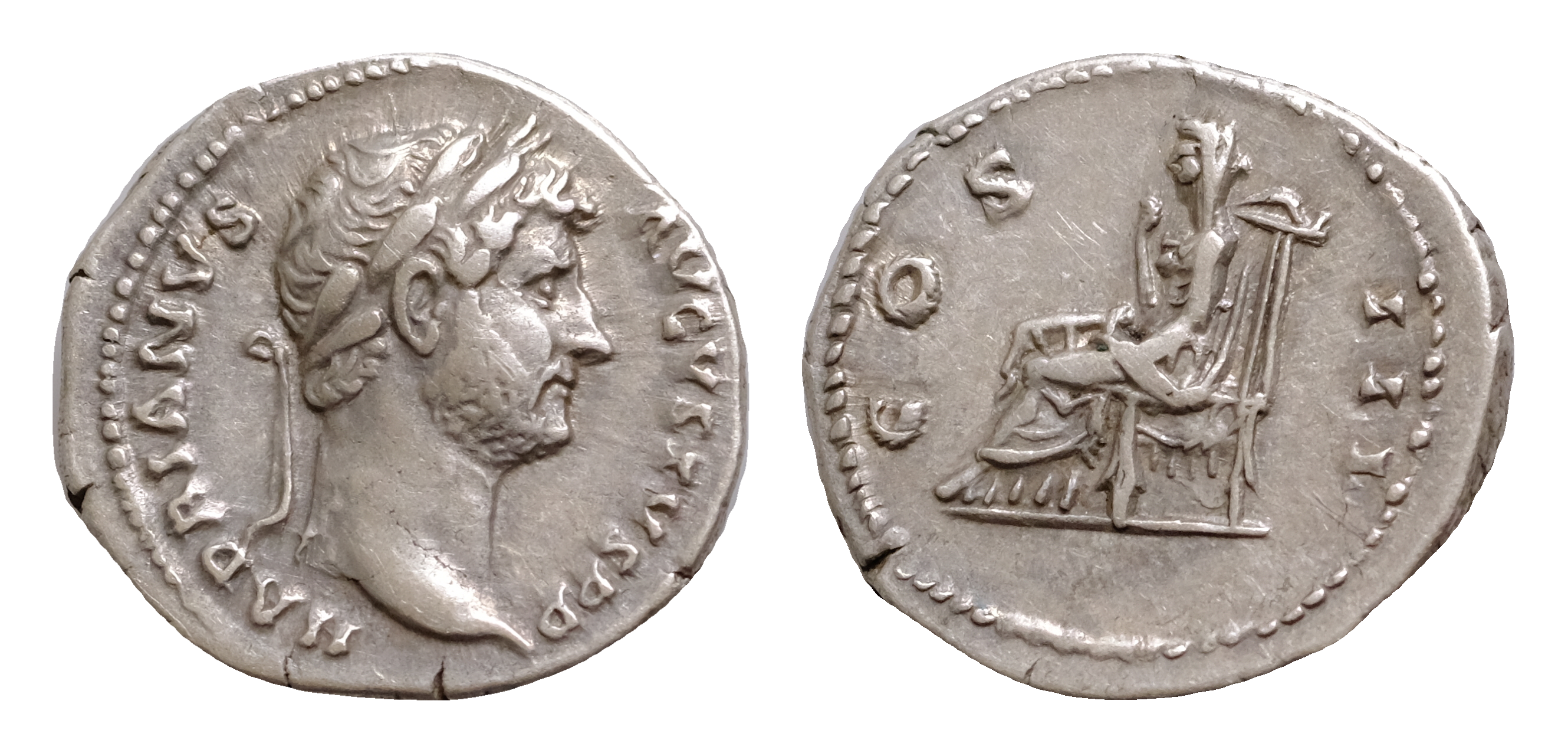 Hadrian (117-138), Denarius,Rome, AD 134-138, AR, 18 mm 3,3g