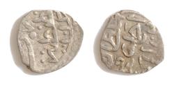World Coins - Ottoman Empire, Ahmed I AR Akçe. Kostantiniye  AH 1012 = 1604. 'Sultan Ahmed, son of Mehmed, Han' / 'May he be victorious' and mint and date. Numista #157298. 0.27g, 10mm,