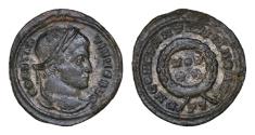 Ancient Coins - Constantine I (AD 307/310–337). Silvered Follis (AE 19mm, 3g), Ticinum mint, 320–321.