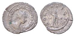 Ancient Coins - Macrianus BI 23mm 3,1g  Antoninianus. Antioch, AD 260-261. IMP C FVL MACRIANVS P F AVG, radiate and cuirassed bust right, slight drapery on left shoulder / SOLI INVICTO