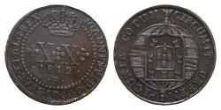 World Coins - PORTUGUESE Brazil D. João P Reg. XX Réis 1819 EXtremely Fine