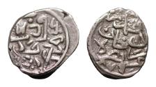 World Coins - Numismatika Technika Ottoman Empire  Mehmed ll Fatih ('the Conqueror'),AR11mm 0,9g Double Strike Avers  VERY RARE extremely fine