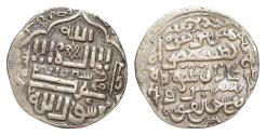 World Coins - ISLAMIC, Mongols. Ilkhanids . Mahmud Ghazan I. AH 694-703 / AD 1295-1304. AR 2 Dirhems (23mm, 3,31 g,). Uncertain mint.  EF.
