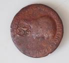 Ancient Coins - Germanicus, father of Caligula (died AD 19). Æ 28mm as (9 gm). Rome, under Caligula, AD 37-38. Bare head of Germanicus . Countermark Capricorn .