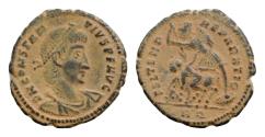 Ancient Coins - Constantius II AD 337-361. Rome mint  R Q  !!!!! Very rare .  Follis Æ 18mm  2,6 g