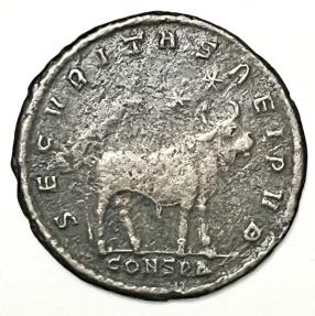 Ancient Coins - Julian II AE1. Bull. Constantinople mint