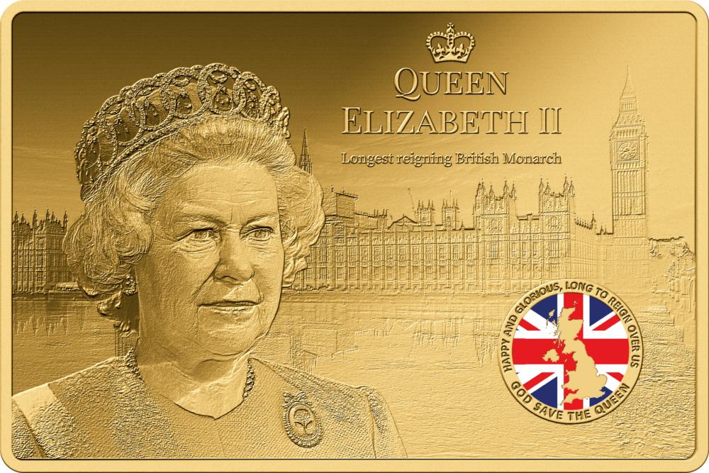 QUEEN ELIZABETH II 1/10 Oz Gold Coin 10$ Niue 2022 | Mints