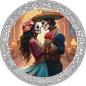 Mints Coins - DANCING SKULL COUPLE Dia de los Muertos 1 Oz Silver Coin 1000 Francs Cameroon 2025